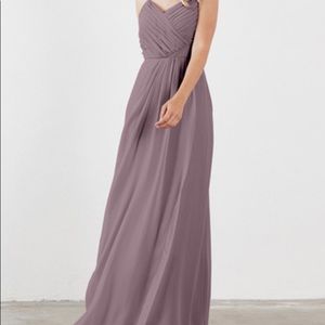 Camille dusty purple bridesmaid dress
